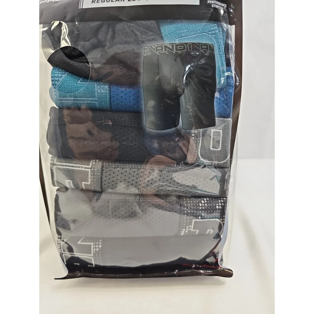 And1 Flex Boxer Briefs W/ Support Pouch-SMALL-6